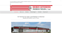 Desktop Screenshot of bremerbetonwerk.de